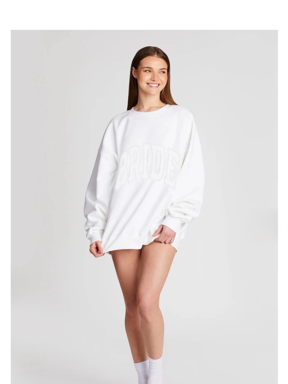 The Bar  'Bride' Oversized Sweatshirt